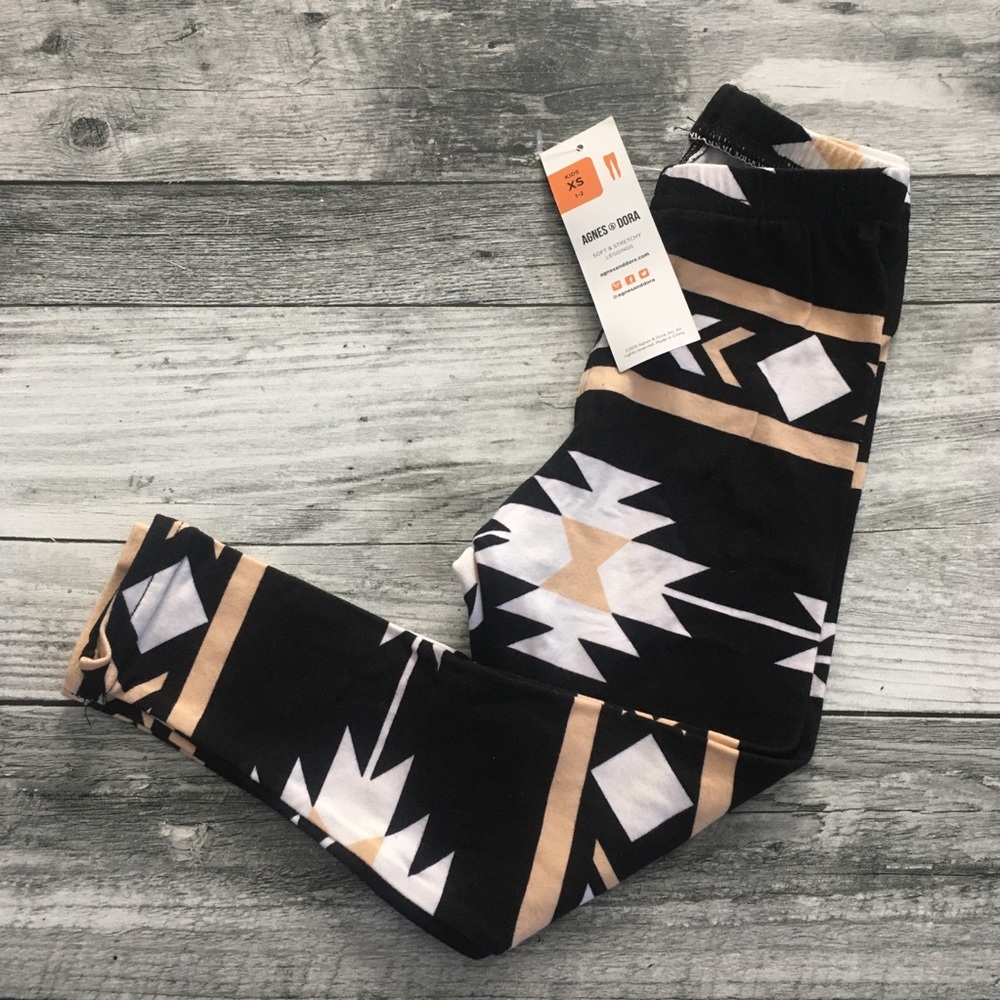 Kids Unisex Leggings, XS (Size 1-2)